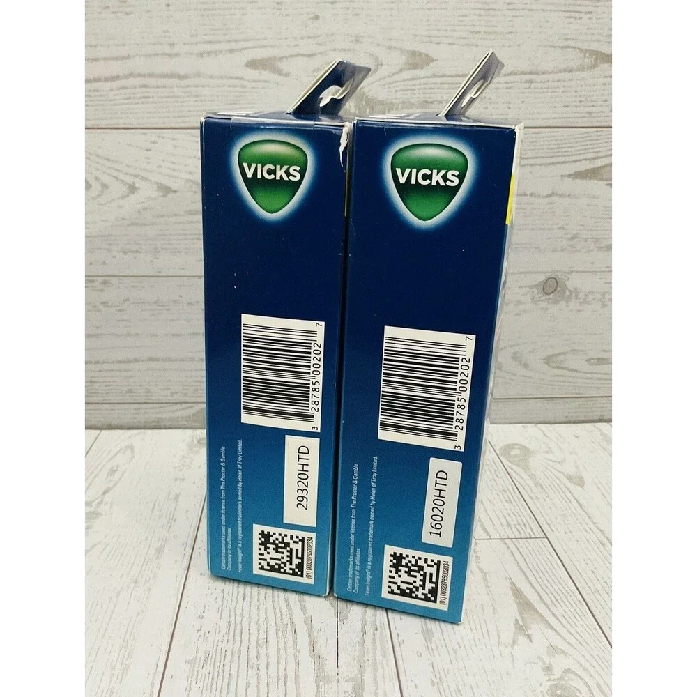 2 Vicks No-Touch 3-in-1 Thermometer Digital Forehead Infrared New In Box